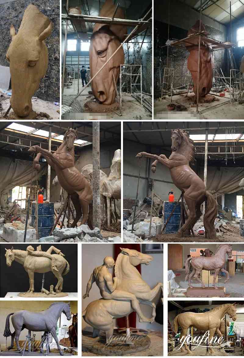 bronze horse sculpture - YouFine Sculpture (3)