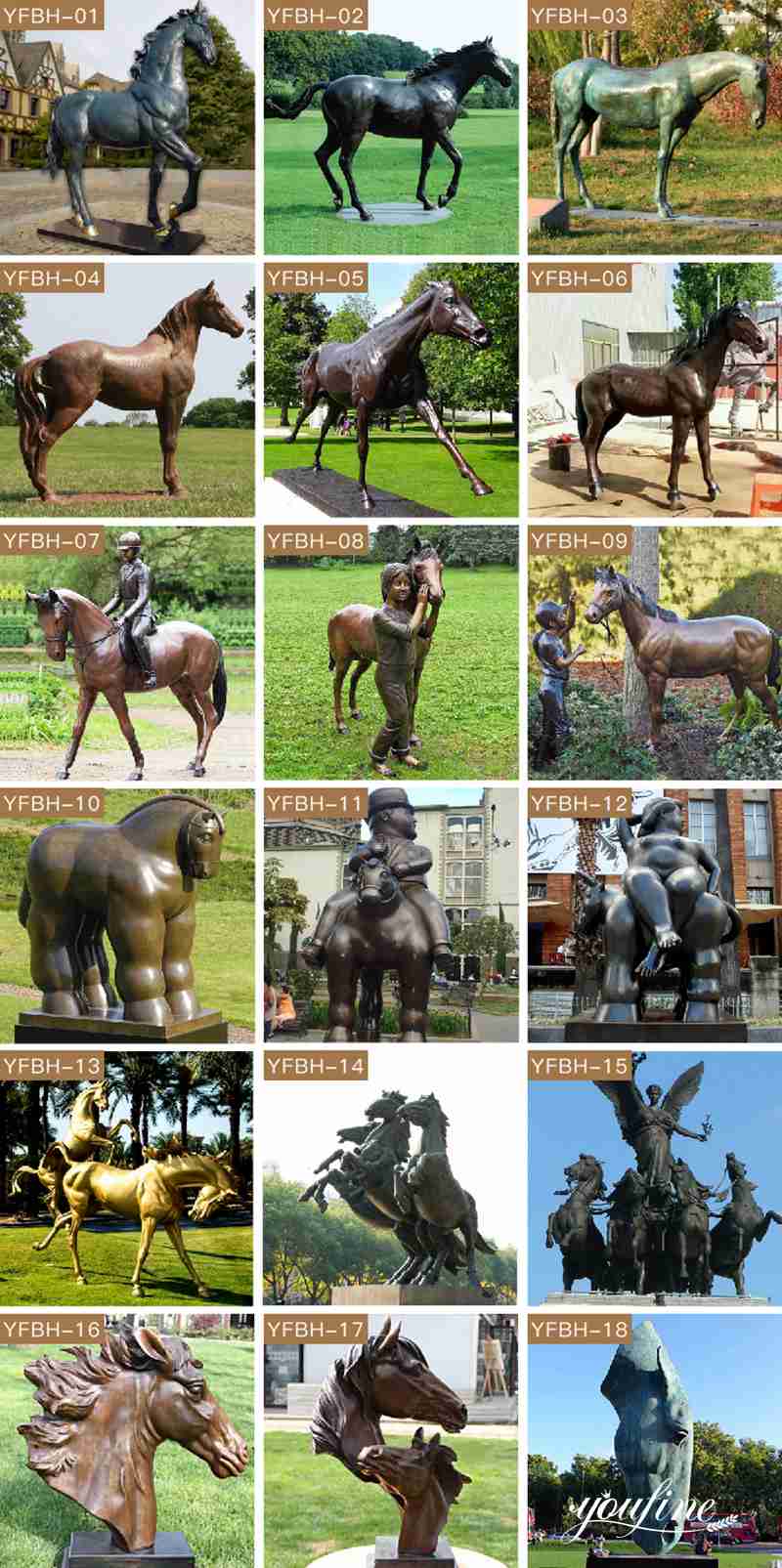 bronze horse statue - YouFine Sculpture