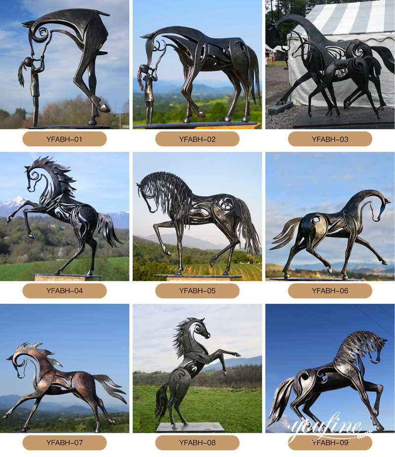 bronze horse statue life size - YouFine Sculpture (2)