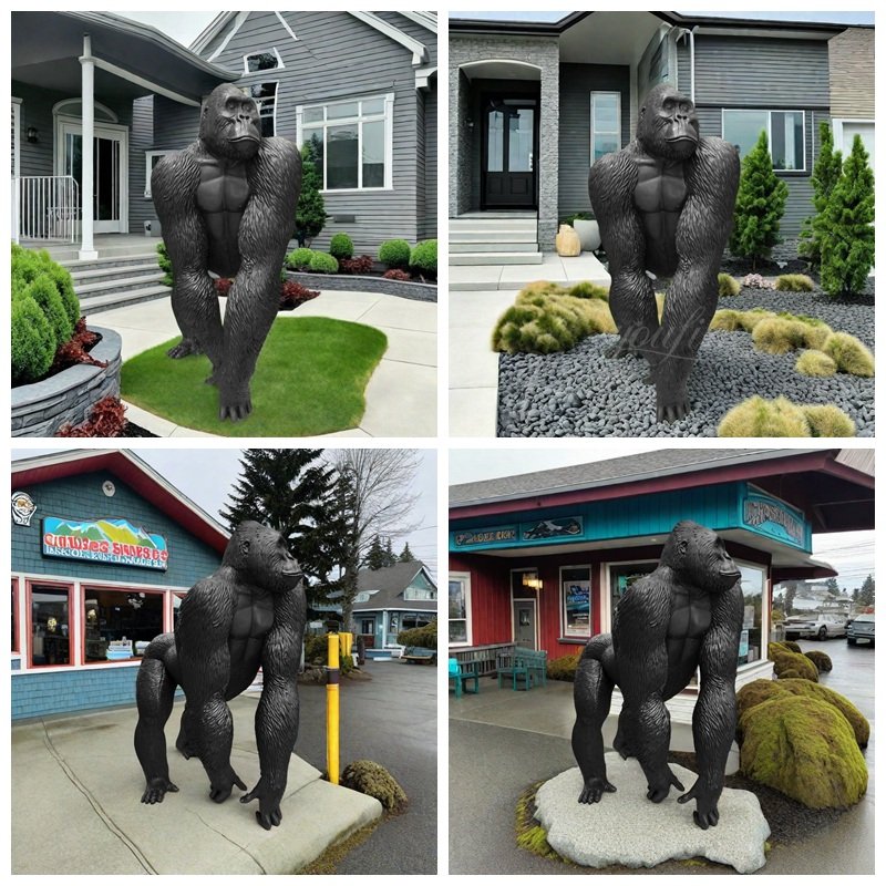 bronze king kong statue application scenes