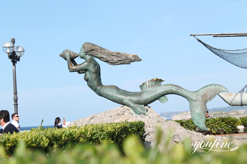 bronze large mermaid statues for sale
