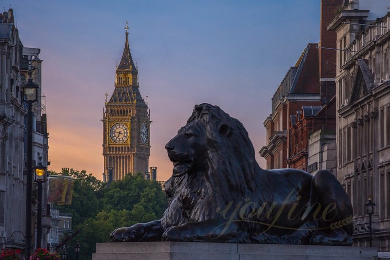 bronze lion statue for sale