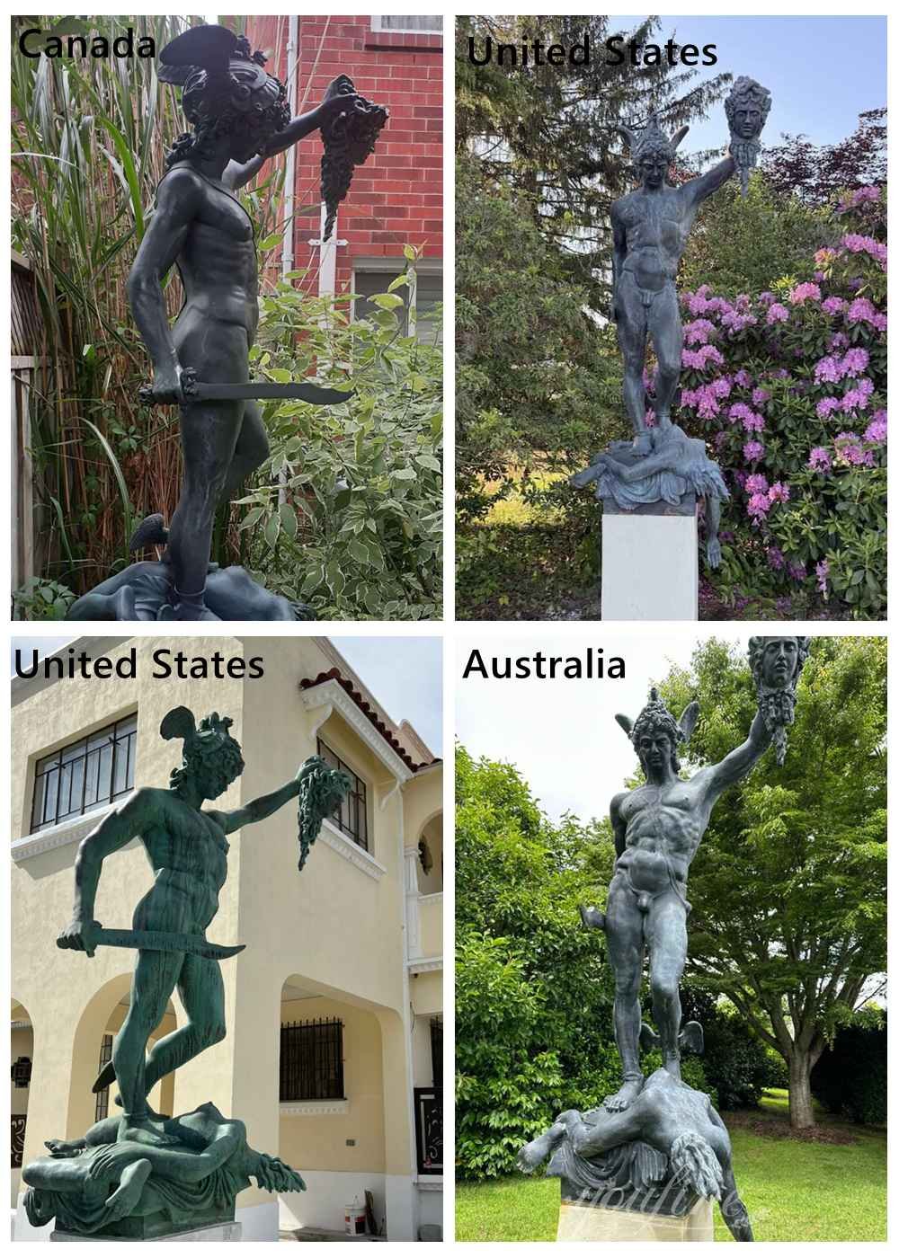 bronze perseus with the head of medusa replicas feedback