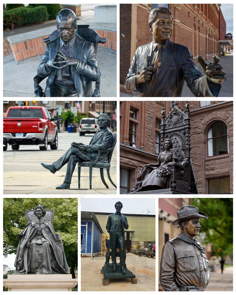 bronze presidential series sculpture