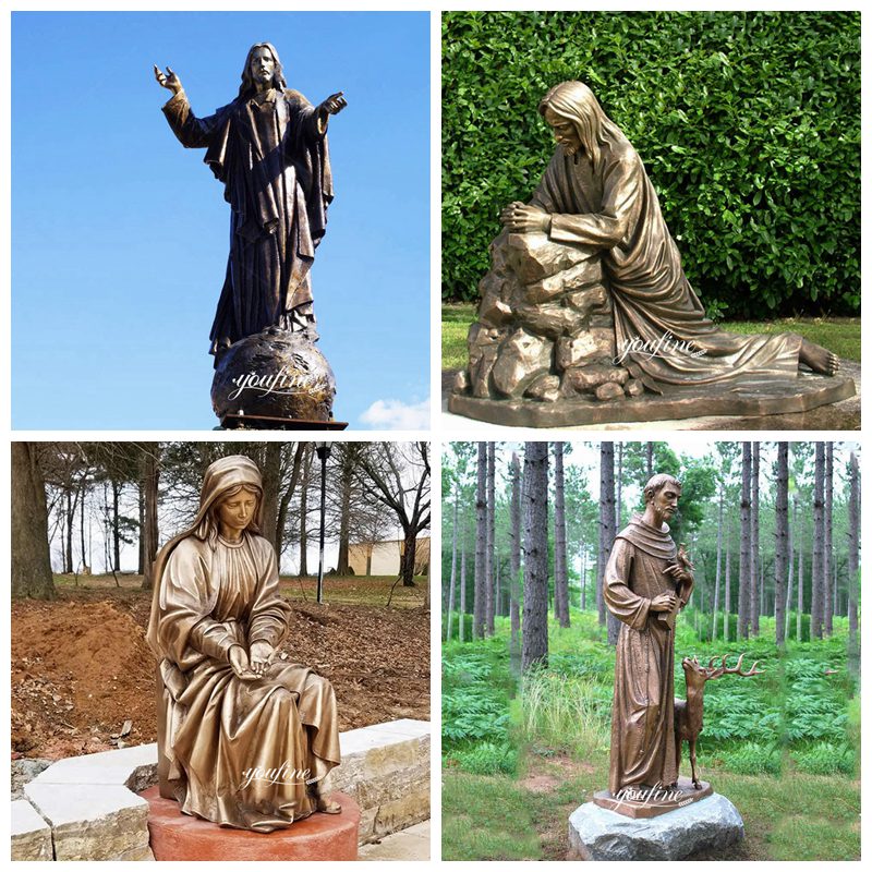 bronze religious sculptures