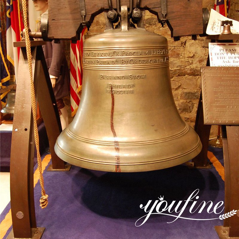 bronze replica liberty bell details