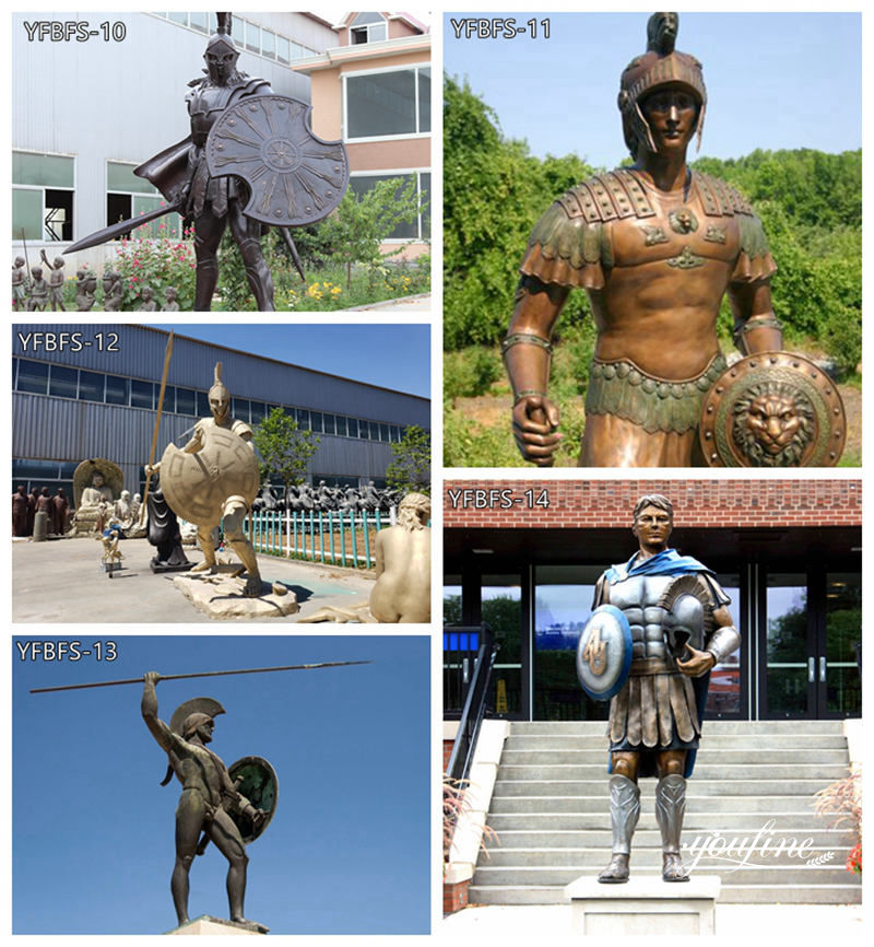 bronze statue spartan warrior -YouFine Sculpture