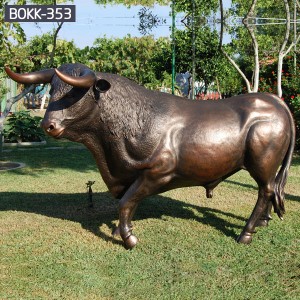  » Large Wildlife Animal Bronze Bison Statues for Sale BOKK-353