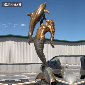  » Water Pond Decorative Large Outdoor Mermaid Statues for Sale BOKK-336