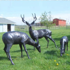 Large size deer statue reindeer statue christmas decorations