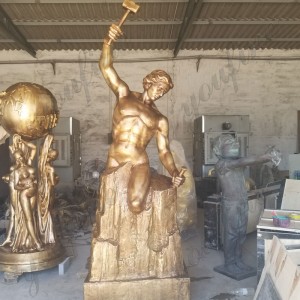  » Outdoor Bronze Famous Bobbie Carlyle’s Self Made Man Statue Replica for Sale BOKK-87