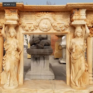  » mantels for stone fireplaces marble fireplace mantel surround MOKK-132