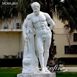 Life Size Marble Hercules Statue for Sale MOKK-863