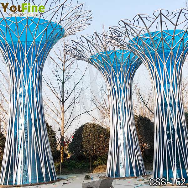 Outdoor Large Metal Tree Sculpture Shopping Mall Decor for Sale CSS-162
