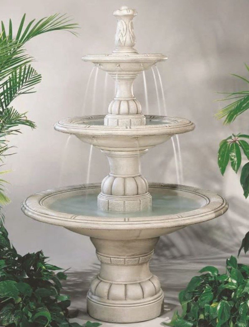 cast stone fountain