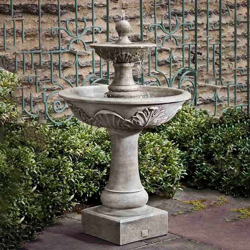 cast stone fountain