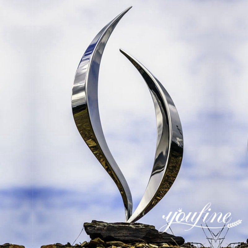 metal abstract sculpture
