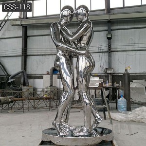 Abstract Stainless Steel Custom Metal Human Sculpture for Sale CSS-118