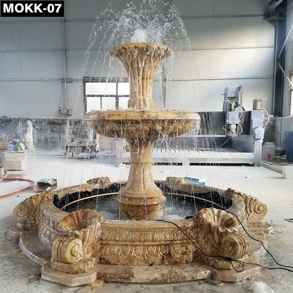 life size marble fountain