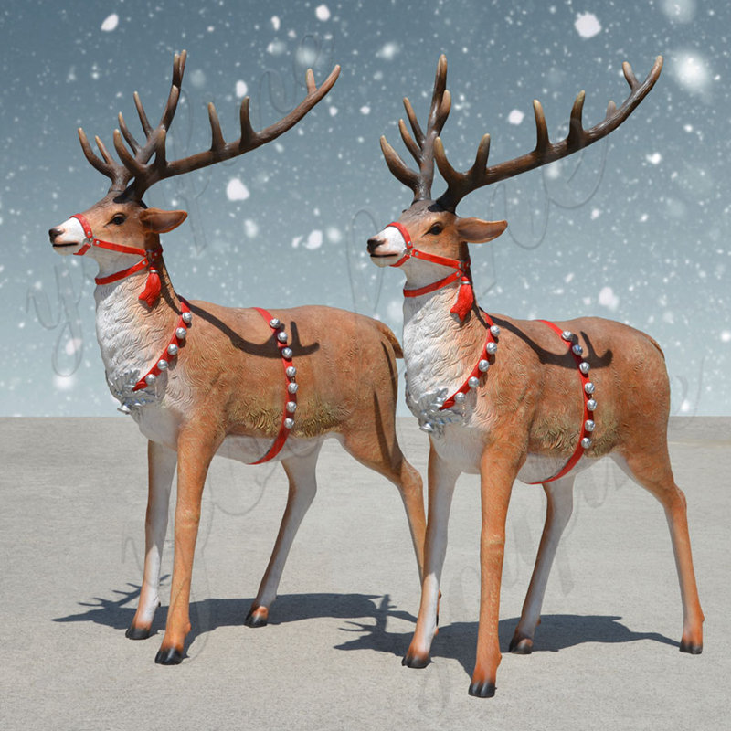 christmas reindeer sculpture -YouFine Sculpture