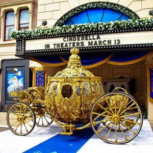  » Golden Royal Horse Carriage for Sightseeing Historical Replica FOKK-019