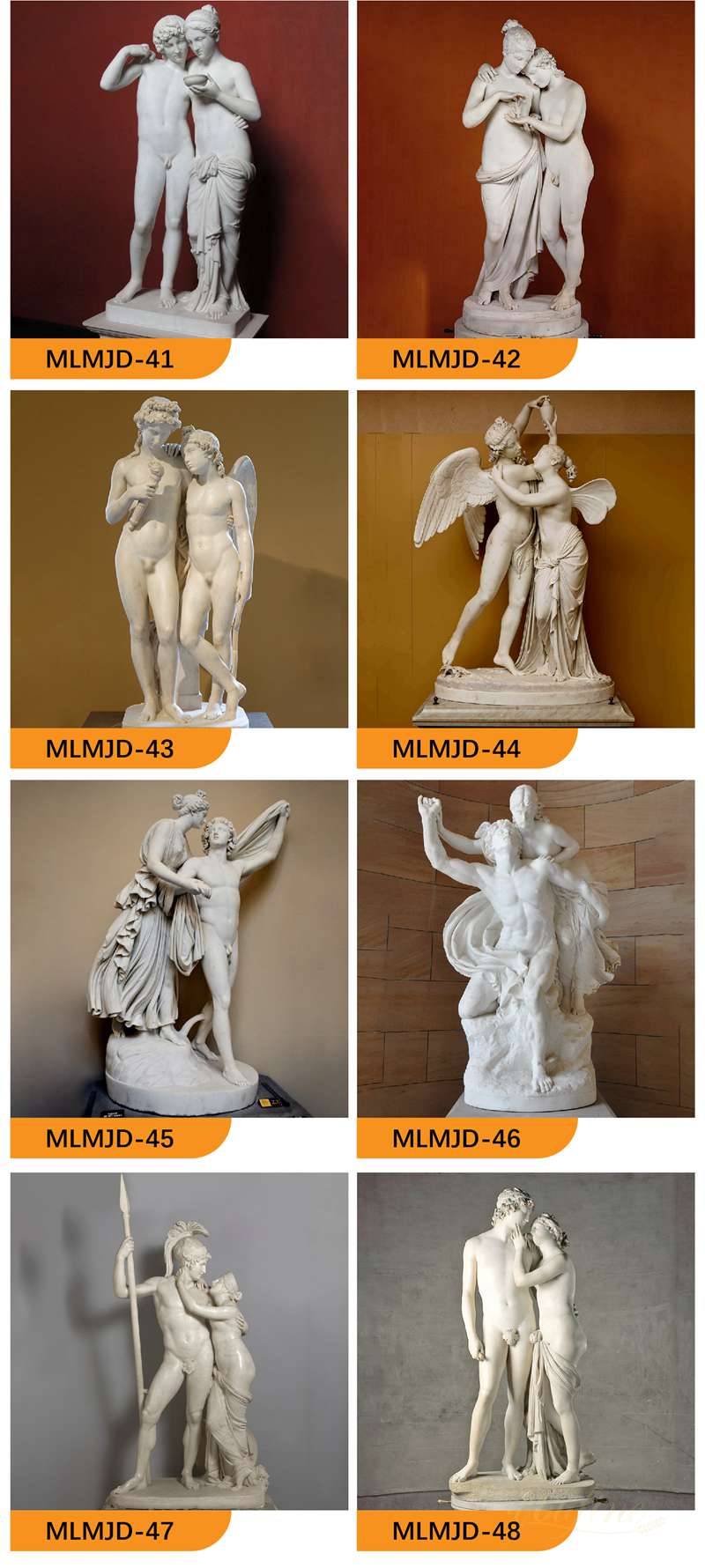 classical marble statue
