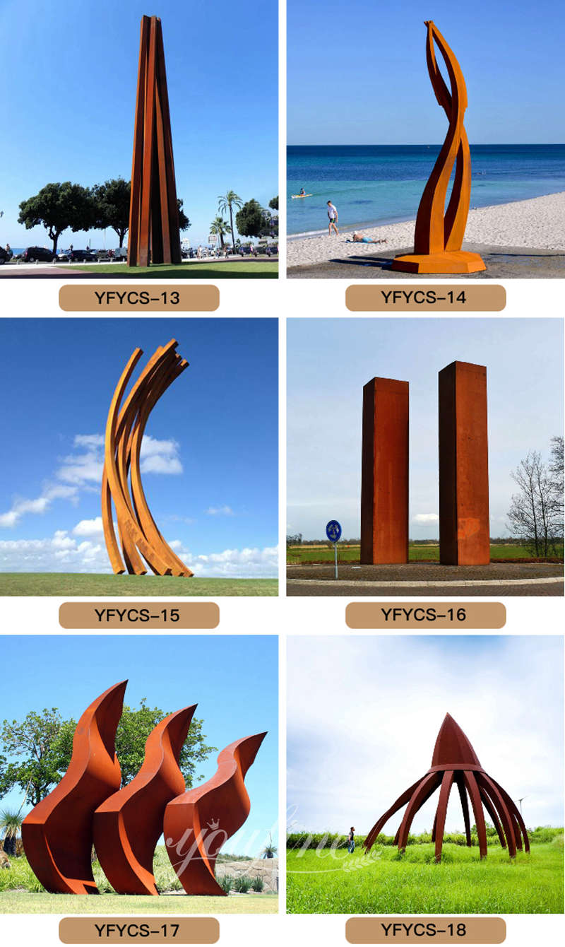 corten steel sculpture - YouFine sculpture