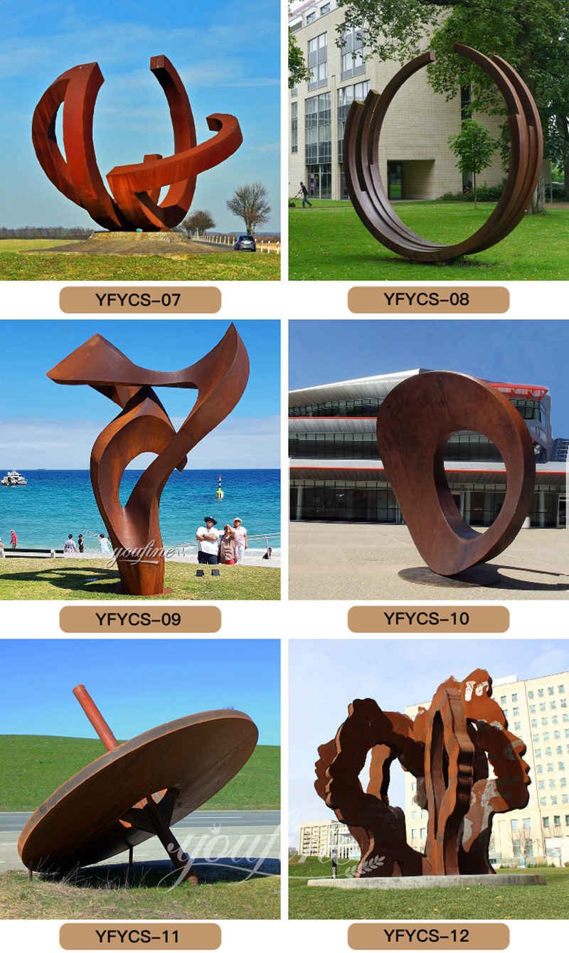 corten steel sculpture - YouFine sculpture