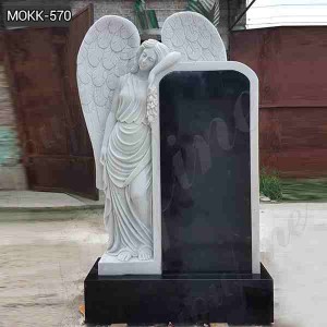 Hand Carved Marble Angel Grave Markers with Factory Price MOKK-570