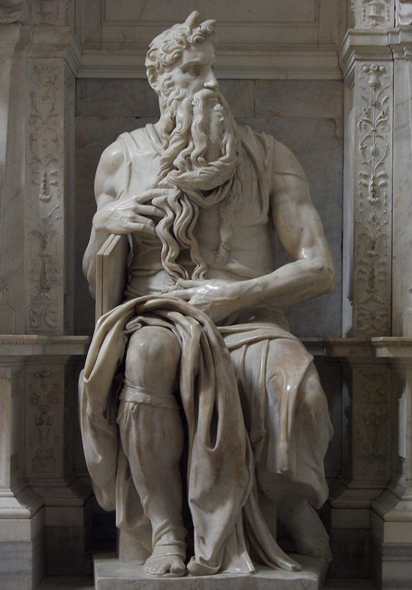 One Of The World Famous Top 10 Sculpture-Moses by Michelangelo