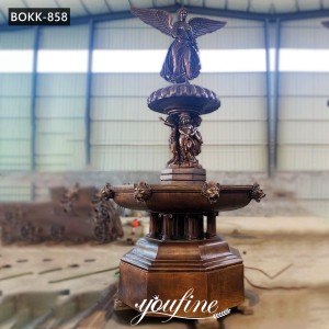  » Large Antique Bronze Bethesda Angel Fountain with Bird Design for Sale BOKK-858