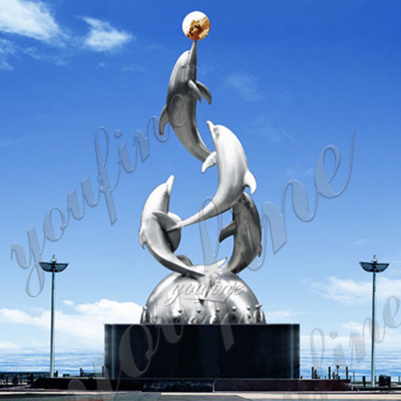  » outdoor modern metal sculpture metal dolphin sculpture for sale Featured Image