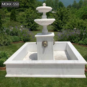  » New Design Hand Carved Marble Water square Fountain for Garden Decor MOKK-550