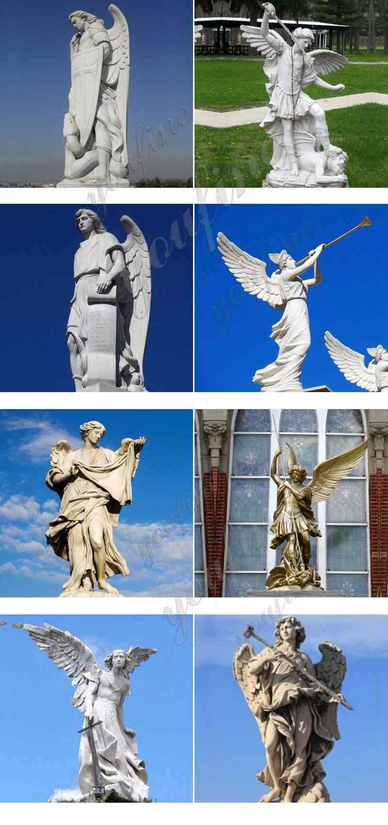 Life Size Hand Carved Marble Angel Statue Wing Sculpture Factory Supply ...