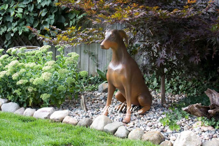 Statue de chien / buste de chien DANDY LOOKING 27 cm de haut