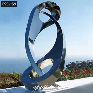Contemporary Outdoor Abstract Stainless Steel Sculpture Supplier CSS-159