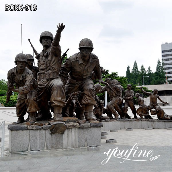 Large Outdoor Bronze Military Monument Garden Project for Sale BOKK-913