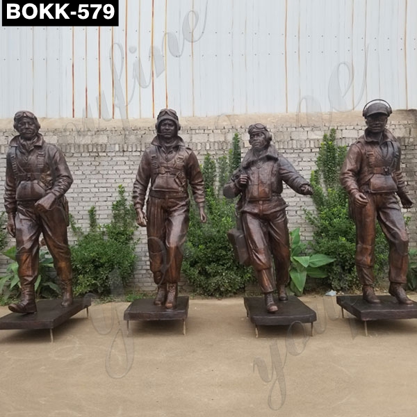 Famous America Tuskegee Airmen Statue BOKK-579