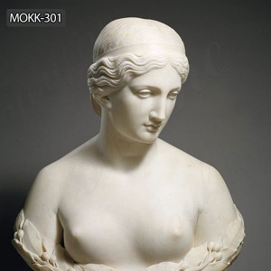 Marble lady bust statue harriet hosmer daphne bust statue for sale MOKK-301