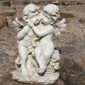  » Hand Carved Marble Little Angel Statue Home Decor Factory Supply MOKK-313
