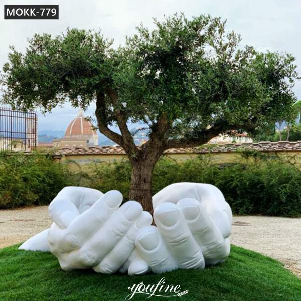 Large Marble Hands Sculpture Garden Decor for Sale MOKK-779
