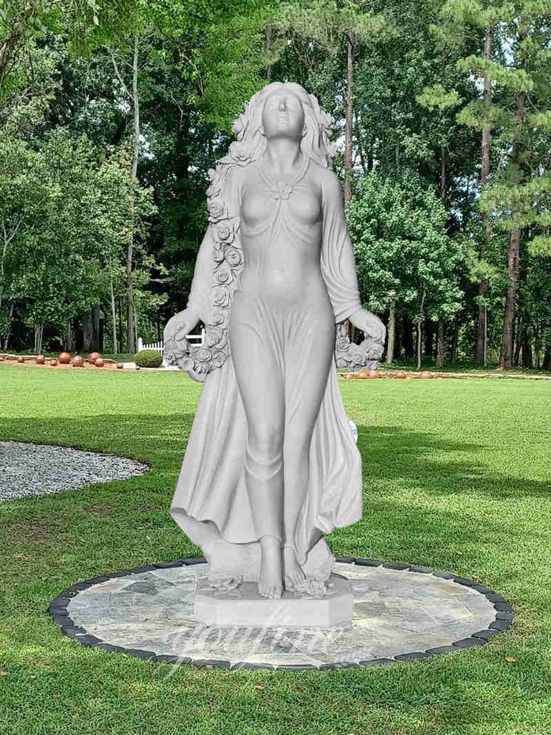 elegant marble female sculpture - YouFine Sculpture (