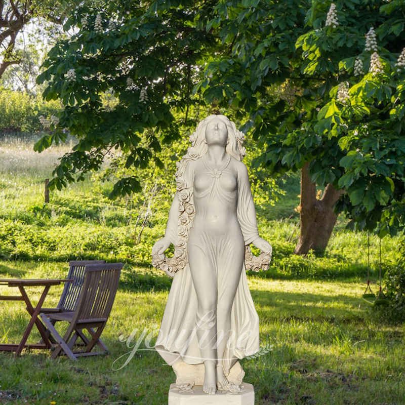 elegant marble female sculpture - YouFine Sculpture