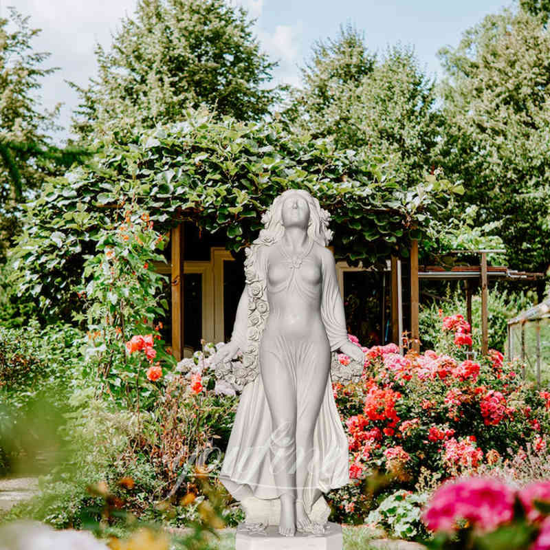 elegant marble female sculpture - YouFine Sculpture