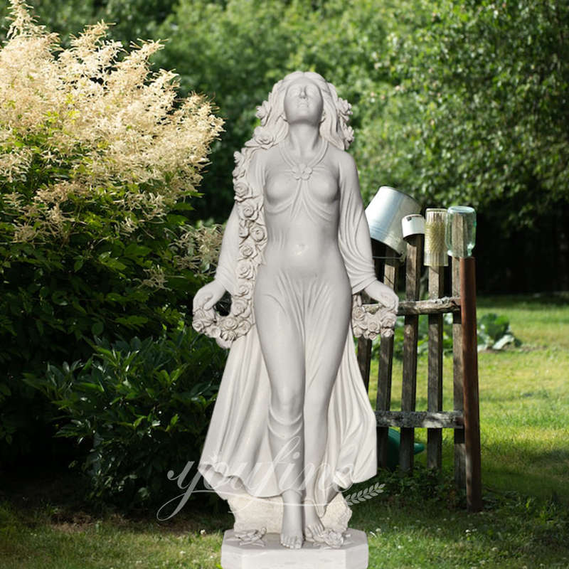 elegant marble female sculpture - YouFine Sculpture (