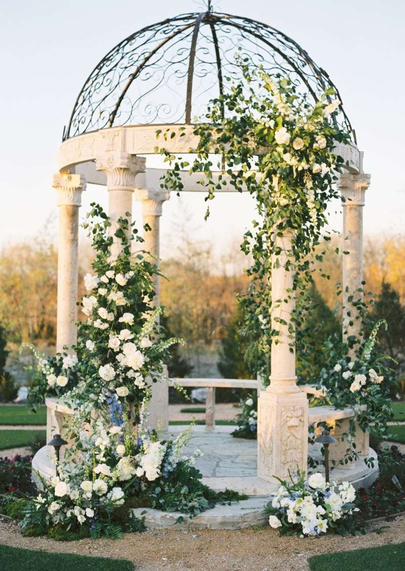 elegant wedding gazebo