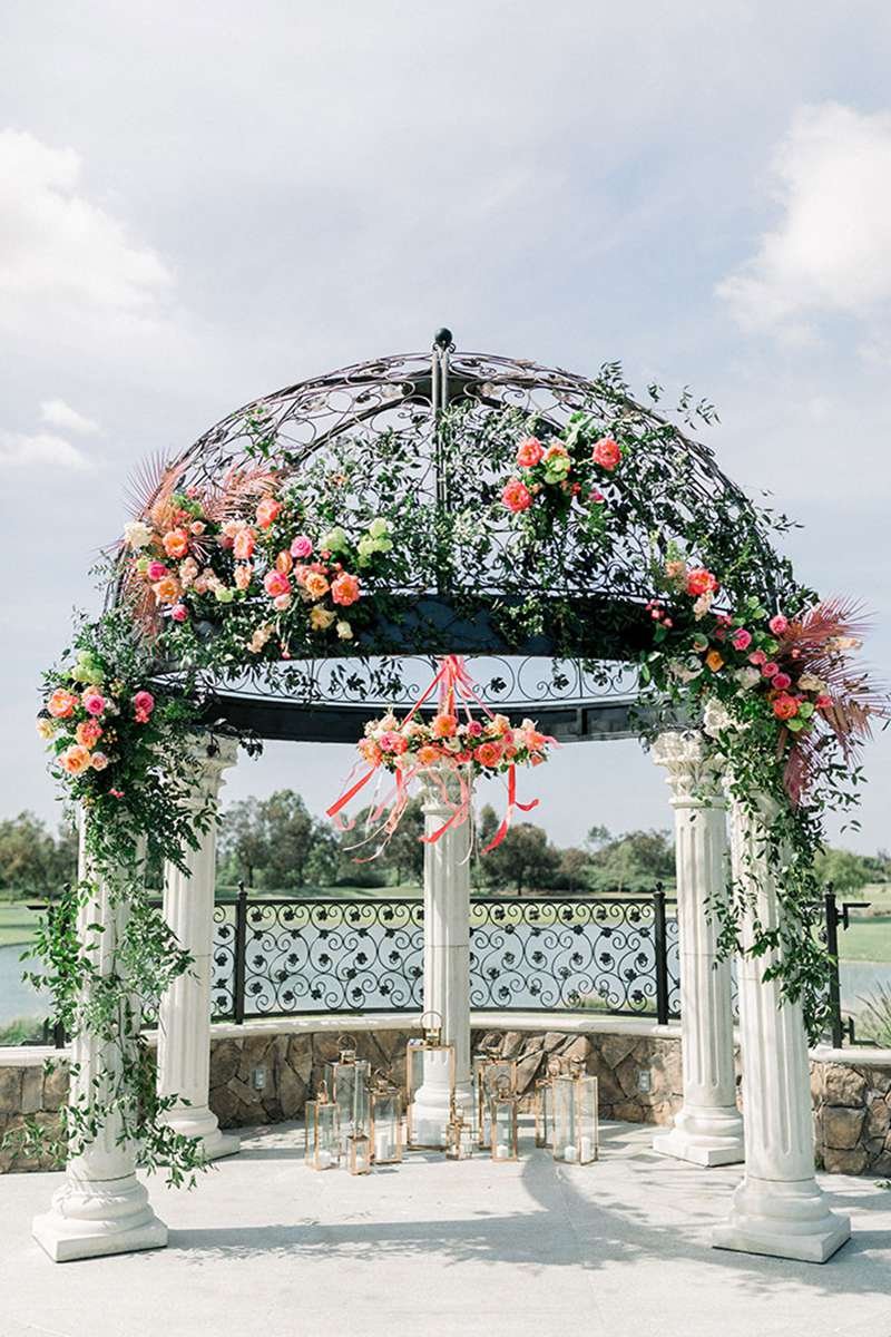 elegant wedding gazebo