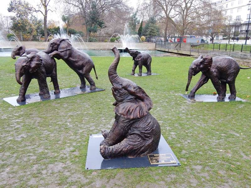 elephant statue in marble arch - YouFine Sculpture (2)