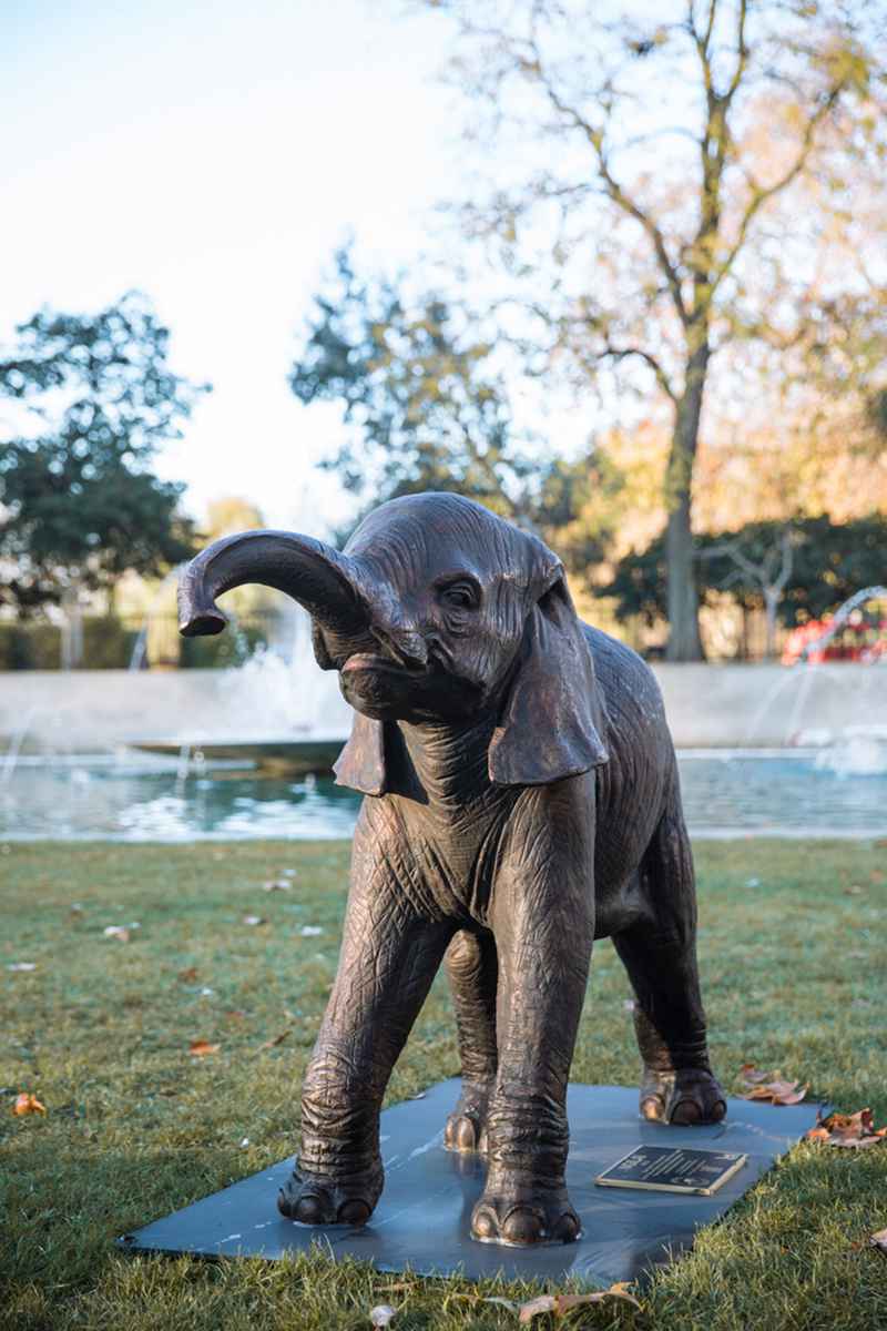 elephant statue marble arch - YouFine Sculpture (3)