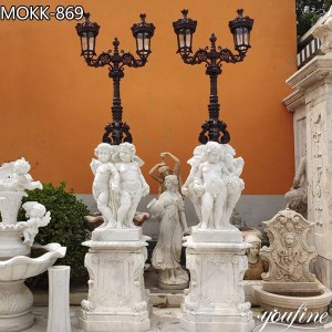 » Natural Marble Antique Statue Lamp Home Decor Factory Supply MOKK-869